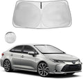 Windshield Sun Shade Window Sunshade Custom Fit Toyota Corolla Accessories 2026 2025 2024 2023 2022 2021 2020 (Not for Corolla Cross) Car Sun Visor UV Protector for Corolla Shield Cover Keep Cool
