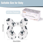 KAKIBLIN Baby Travel Pillow,Upgraded Baby Neck Pillows for Car Seat,Baby Support Pillow,Infant Neck Pillow for Toddler Head and Neck,Newborn Head Support for Car Seat,Pushchair (Black Bear)