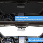 for Ford Expedition Windshield Sun Shade 2025-2018 Front Window Sunshade Fit Ford Expedition Accessories Fodable Car Sun Visor UV Protector Shade Heat Shield Cover