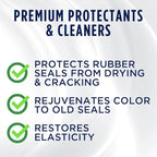 303 Products Rubber Seal Protectant – Windows, Hoods, Trunks, Rejuvenates Color & Flexibility of Old & Dry Seals, Weatherproofing & UV Protection, 3.4 fl.oz (Pack of 3)