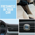 Febreze Car Clip Air Freshener, Odour Eliminator, Blossom & Breeze, 6 Count