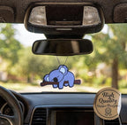 Fresh Fresheners Cute and Funny Lazy Koala Car Air Freshener 4 Pack Scented with Premium Oils