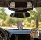 Fresh Fresheners Cute Funny Car Air Fresheners Scented With Premium Oils 4-pack (Hamsa)