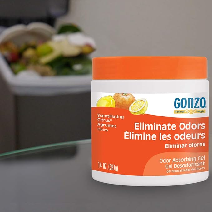 Natural Magic 4119DEA Odor Absorbing Gel, Scentillating Citrus, 14 oz Jar (Pack of 4)