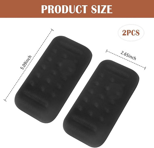 2PCS Car Arm Rest Elbow Pads,Comfortable Car Arm Rest Cushion with Memory Foam Pad for Arm Support,Universal Car Door Armrest Pad Car Interior Accessories (Black)