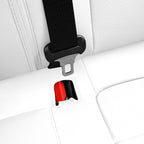 White Car Seat Cover for Tesla Model 3 2017 2018 2019 2020 2021 2022 2023 Waterproof Nappa Leather Seat Cover Full Set(White-Model 3)