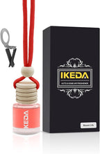Ikeda Car Air Freshener: Hanging Car Smell Air Freshener | 10ml Hanging Car Perfume | Long Lasting Fragrance | Strong Scents Diffuser for Auto Home (Cherry|Circular)