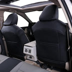 EKR Camry Seat Covers for Toyota Camry XSE,XLE 2025 2026 Waterproof Leather Car Seat Cover Full Set for Trucks SUV-Faux Leather (Black/Gray)