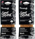 2 X Super Organic Black Scent Car Air Freshener Block Stone Under Seat Fragrance