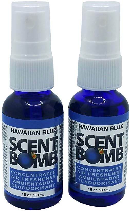 Scent Bomb Air Freshener: Hawaiian Blue (2 Pack)