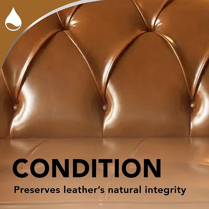 Weiman Leather Conditioner & Cleaner - Restores Surfaces, UV Protectants Help Prevent Cracking or Fading of Furniture, Sofa, Couch, Car Seats, Shoes, Purses, 6 Pack, 22 Oz