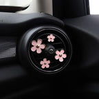 INEBIZ Cute Daisy Flowers Air Vent Decorations Clips Car Air Freshener Girly Charm Automotive Interior Aesthetic Decor Accessories for Women (Pink)