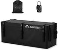 ARKSEN Hitch Cargo Carrier Bag with Lock for 24" x 60" Baskets Waterproof 16.4 Cubic Feet Large Capacity Luggage Storage (58" L x 20.5" W x 24" H) for Car Truck SUV RV or Trailer
