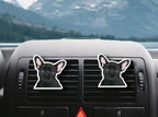 WIRESTER Fresh Scented Car Air Freshener Vent Clip, Decorative Accessories, Interior Decoration for Cars - Cute Animal Butt, Cute Dog Cat, Dog Butt Looking Back, Dog Lying