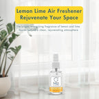 G's Breeze Lemon Lime Air Freshener - Refreshing & Energizing Fragrance with Freshly Squeezed Lemon & Lime Essence - Long Lasting Zesty, Citrus Aroma- Ideal Scent Choice for Home, Car & Office