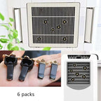 6 Pcs Daisy Flower Air Vent Clip Air Conditioning Outlet Clip Car Air Freshener Clip Car Interior Decor Charm Colorful Car Interior Accessories for Girls Women (Black)