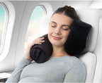 Brookstone Free Form Travel Pillow - Lightweight Flexible Memory Foam Travel Neck Pillow for Sleeping, Car, Airplane & Travel Support, Size: One Size, Black