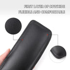 2pcs Leather Arm Rest Cover for Car,Multi-Purpose Car Armrest Cushion for Car Door Armrest Pad&Car Knee Cushion,Universal Car Armrest Cover with Adhesive Provide Relaxation