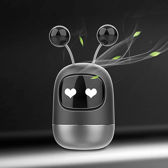 Cute Cartoon Robot Car Air Freshener Fragrance for Vehicles - Car Air Freshener Car Air Vent Freshener Fragrance Perfume Clip Diffuser