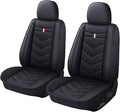 Car Seat Cover 2 Seats for Chevrolet Camaro 2000-2024, Durable Wear Resistant Waterproof Seat Covers, Breathable No Odor Premium Leather Vehicle Seat Covers.(Standard,Black)