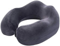 Travel Neck Pillow Sleep Kit - 100% Memory Foam Travel Pillow, Car Airplane Travel Pillow Neck Pillow Nap Lunch Break Student Memory Foam U-Shaped Pillow (Color : Gray)