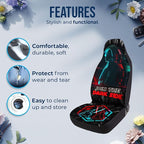 GENANY Dark Lord Car Seat Covers Set of 2, Breathable Front Seat Covers for Truck Sedan SUV, Movie Car Accessories, Movie Themed for Women Men