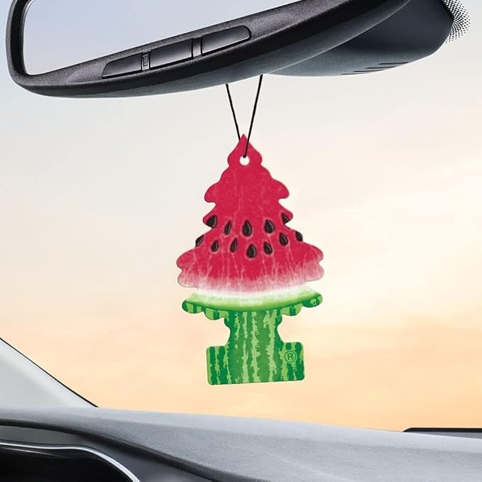 LITTLE TREES Car Air Freshener | Hanging Paper Tree for Home or Car | Watermelon