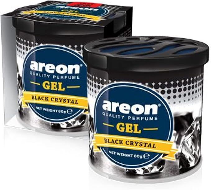 AREON GCK16 Car Perfume GEL Air Freshener Long Lasting Scent for Car or Home Odor Eliminator - APPLE & CINNAMON