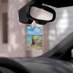 Art Car Air Freshener 4Pcs,Monet's paintings Lover Mom Lady Gifts for Bathroom Bedroom,Art Lover Gift Air Freshener Hanging in Car Wardrobe Drawer or Book.