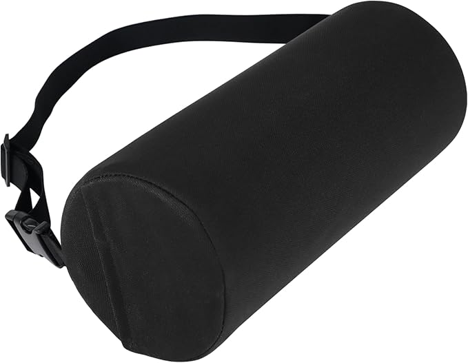 Lumbar Pillow, Lumbar Support Pillow for Office Chair & Car, Have Ajustiable Strap & Washable Cover, 11 Inch Lower Back Support for Office chair, Car, Bed Back Pain Relief & Posture Correction