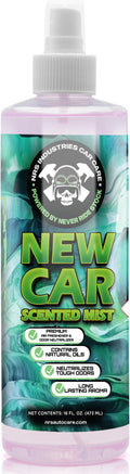 New Car Scented Car Air Freshener Spray | Long-Lasting Odor Eliminator | Interior Cleaner for Upholstery, Fabric, Leather & More