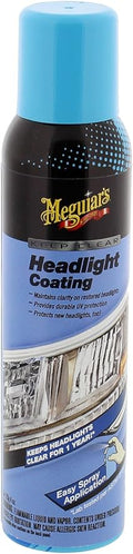 Meguiar's Keep Clear Headlight Coating, Maintain Like-New Clarity of Your Headlights with an Easy-to-Use Formula and UV Protection that Lasts All Year Long, 4 Ounce Aerosol