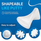 Quick Mending Mud & Waterproof White Sealant Putty (Pack of 8) - Ideal for Sealing: Air Conditioning Gaps, Wall Holes, and Drain Pipe Connections，Duct Seal Repair Sealing Clay.