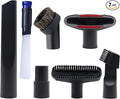 1 1/4" Shop Vacuum Attachments Brushes Kit 1-1/4 inch 1-3/8 inch Vacuum Cleaner Accessories, Set of 7