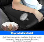 Autorder Center Console Armrest Cover for Toyota 4Runner 2010-2022 2023 2024 Accessories Armrest Pad Anti-Scratch Middle Console Pad Leather Center Console Protector