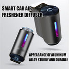 Smart Car Air Freshener Diffuser, New Aromatizante Para Carro, Smart Car Air Freshener with Three Adjustable, Air Freshener Intelligent for Office Bedroom(3pcs Blue sea Oil + Diffuser)