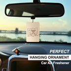 Loopeer 6 Pcs Boho Beige Western Car Air Freshener Preppy Cowgirl Western Gifts for Women Boots Yak Cowboy Hat Moon Pistol for Cars Closet Drawer Books Cute Car Accessories Mirror Decor(Boho Beige)