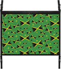 Jamaican Flag Car Roof Storage Bag Car Seat Storage Hanging Bag All Car Storage Organizers Car Travel Accessories Compatible with Most Cars