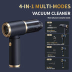 Handheld Car Vacuum Portable Cordless, 4 in 1 Handheld Vacuum Cleaner 15000PA High Power Air Blower & Pump & Air Duster, Mini Hand Held Vacuum Rechargeable for Home, Car, Office
