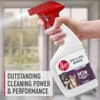 Hoover Pet Pre-Treat Spot and Stain Remover Spray, 22 oz., Pet Formula for Carpet and Upholstery, Tackles Tough Pet Messes and Stains, Pair with Hoover Carpet or Spot Cleaner