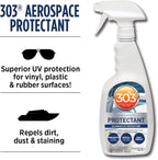 303 Products Marine Aerospace Protectant – UV Protection – Repels Dust & Leather 3-In-1 Complete Care - Cleans, Conditions, & Protects - Helps Prevent Fading & Cracking