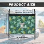 Koala Palm Leaf Car Seat Organizer Roof Storage Tidy Pouch Pocket Car Travel Accessories Suitable for Cars, SUVs
