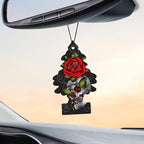 Little Trees Car Air Freshener | Hanging Paper Tree for Home or Car | Rose Thorn | 6 Pack