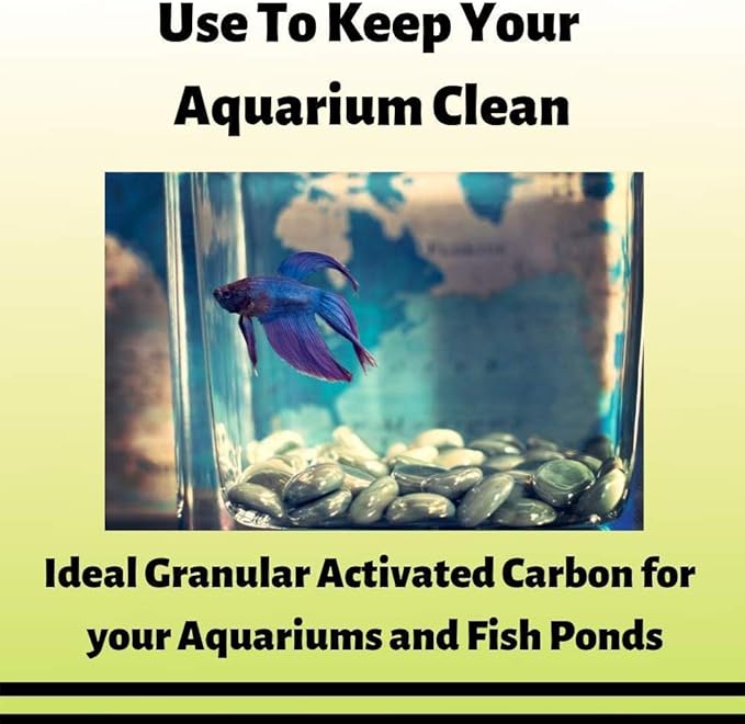 Premium 12x40 Coconut Shell Activated Carbon (Water Filtration, Aquarium Cleaning Charcoal) - Bulk 27.5 Pound Bag (1ft³)