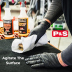 P & S Professional Detail Products Terminator Enzyme Spot & Stain Remover – Professional Upholstery & Carpet Cleaner, Eliminates Grease, Dirt, Protein-Based Stains, Fresh Scent - 1 Gallon