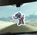 Rawan 4 Pack Car Air Freshener Cartoon, Accessories Cute for Women Girls And men Car, Funny Decor Hanging Fresheners Car Interior Room Decorations, for Christmas Gift. (C, Large)