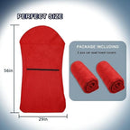 Car Seat Towel Cover, Universal Front Seat Protector for Cars, SUVs and Trucks, Sweat Towel Car Seat Cover for Gym, Yoga, Swimming, Pets and Family Travel, Haute Red, 2 Pack
