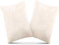 2 Pack Small Pillow, Memory Foam Mini Pillow 11 X 7 Inches for Travel, Sleeping, Nap and Neck, Knee, Lumbar Support, Tiny Cushion for Pet, Dogs (Off-White)