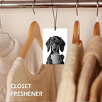 Lacama Retro Poodle Golden Retriever Dachshund Car Air Freshener 3Pcs, Funny Poodle Goldie Weiner Dog Cars Scents Air Freshener for Women Girls Gifts, Dog Car Accessories Interior Mirror Decor Hanging