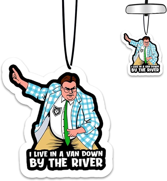 1PCS Car Air Fresheners,Van Down by The River Car Air Fresheners for Cute Mirror Freshener Mirror Scented Hanging Cute Car Accessories Decor Interior Home,Fun Gifts for Women Men Friends Wife
